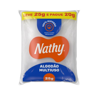 ALGODAO NATHY MULTIUSO 10x25G