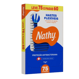 HASTES FLEXIVEIS NATHY COTTON 12x75un