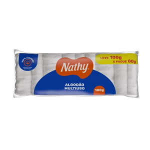 ALGODAO NATHY MULTIUSO 5x100G