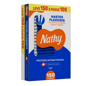 HASTES FLEXIVEIS NATHY COTTON 6x150un