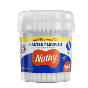 HASTES FLEXIVEIS NATHY COTTON POTE 6x150un