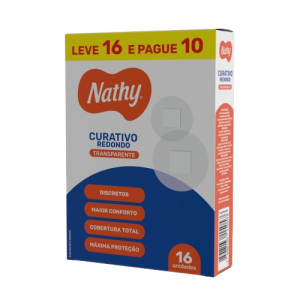 CURATIVO NATHY REDONDO TRANSPARENTE TRADICIONAL 6x16un