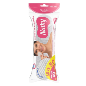 DISCO DE ALGODAO NATHY 1x50un