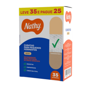 CURATIVO NATHY TRADICIONAL BEGE 1x35un